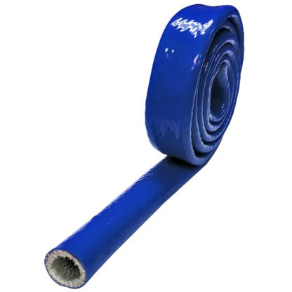 Electriduct 1/2" Thermo Armor Silicone Fiberglass Sleeve - 5 Feet - Blue - color: Blue, size: 0.5 Inch (1/2")