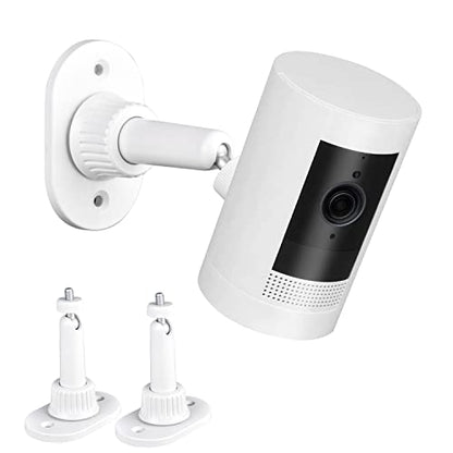 2Pack Adhesive Wall Mount Compatible with Ring Outdoor Cam (Stick Up Cam) and Outdoor Cam Plus and Indoor Cam (1st Gen) Camera,360 Degree Adjustable Mounting Bracket for Surveillance Camera