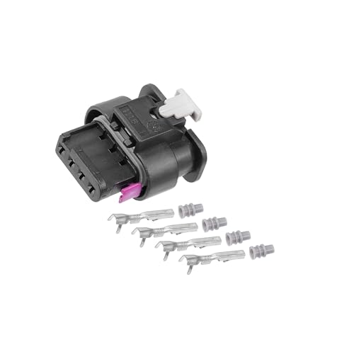 1 Set No.4F0973704 4 Way Map Sensor Connector Adapter Plug Clip Kit Replacement for VW for Audi Auto Accessories