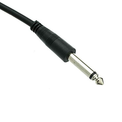 CableWholesale 1/4 Inch Mono Patch Cable, 6 feet 1/4" Mono Male to 1/4" Mono Male Cord for Electric Instruments (Guitar, Keyboard, Amplifier, Speakers, Synthesizers) - style: 1/4 Mono Male to 1/4 Mono Male