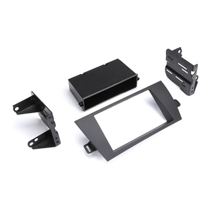 Scosche TA2105B Double or Single DIN with Pocket Radio Install Dash Kit Compatible with Select 2010-2015 Toyota Prius - Aftermarket Car Stereo Installation Kit - See Fit Guide Image for compatibility