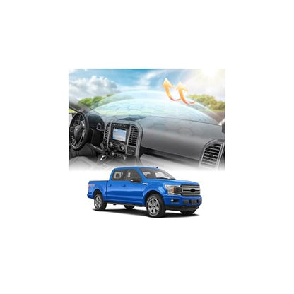 Sunsdrew Upgraded Gray Dash Cover for 2015-2020 Ford F-150 Accessories,Non-Slip F150 Dashboard Cover Mat Anti-Glare UV Protector - size: 15-20 F150 Dash Cover(Gray)