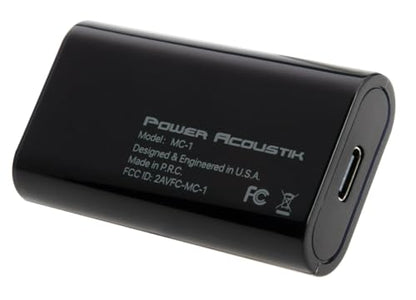 Power Acoustik MagiCast Wireless CarPlay & Android Auto Adapter – Plug & Play Dongle Converts Wired Car Stereos to Wireless – Universal Fit, Fast Auto-Pairing, USB Connection