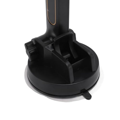 Yoidesu Phone Mount for Truck, 16.9 Inch Long Arm Mobile Device Holder for Dashboard Window with 360 Degree Rotation, Strong Suction Hold for Truck, Bus, SUV