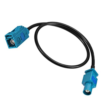 Bingfu Fakra Z Female to Male Vehicle Antenna Extension Cable 30cm 12 inch for Car Stereo Android Head Unit GPS Navigation FM AM Radio Sirius XM Satellite Radio 4G LTE TEL Telematics Bluetooth Module - size: 12inch / 30cm