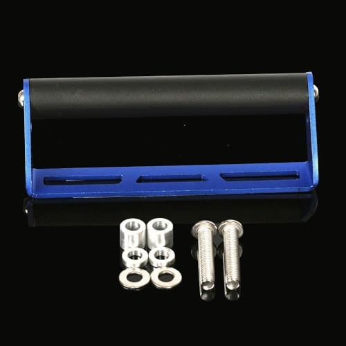 Off-Road Motorcycle Phone Mount, Universal Handlebar Mount for GPS Navigation & Smartphone, Dirt Bike Phone Holder (Blue) - size: Blue