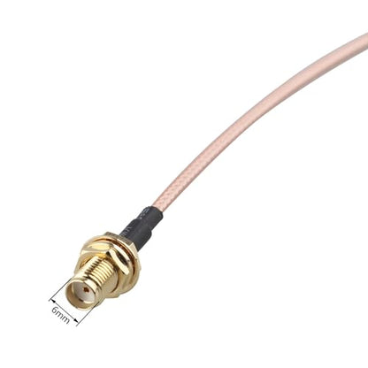 2pcs SMA Female Bulkhead Mount to SMA Male Right Angle Antenna Extension Cable RG316 Coaxial Cable 30cm/12 inch Compatible with 4G LTE Router USB Adapter RTL SDR Receiver IoT Gateway