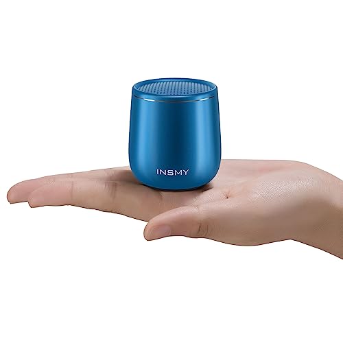 INSMY Small Bluetooth Speaker, Waterproof Mini Portable Wireless Speakers - color: Blue