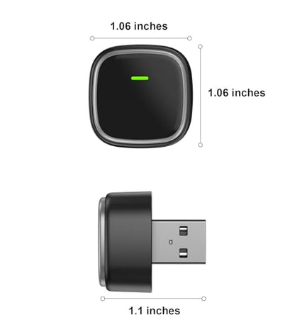 2-in-1 Wireless CarPlay & Android Auto Adapter Mini USB Dongle