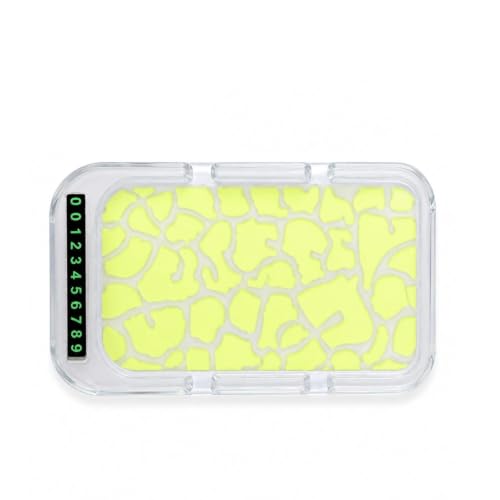 All-in-1 Dashboard Phone Holder, with, Parking Number Plate, PVC - color: Luminous