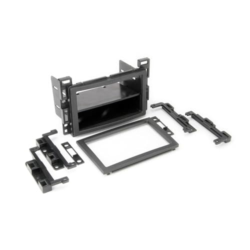 Scosche ICGM10BN Complete Double/Single DIN Stereo Installation Kit for Select Non-Amplified 2006-17 General Motors Vehicles - No Steering Wheel Remote - See Fit Guide in Images to Verify Your Vehicle - style: Class II Complete Kit