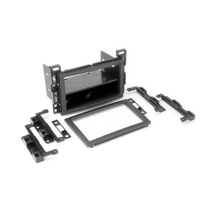 Scosche ICGM10BN Complete Double/Single DIN Stereo Installation Kit for Select Non-Amplified 2006-17 General Motors Vehicles - No Steering Wheel Remote - See Fit Guide in Images to Verify Your Vehicle - style: Class II Complete Kit