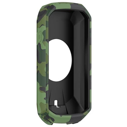 Portable Electronic Device Cover for Garmin Edge 1050, Silicone Protective Case with Anti-Slip Design (Camouflag Green) - color: Camouflag Green