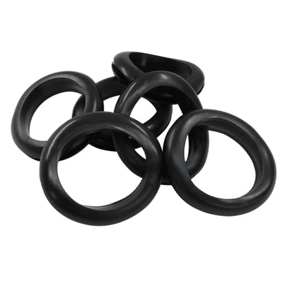 6 Pcs Rubber Grommet, 1-9/16" ID 1-3/4" Hole, Black - color: Black, size: 40mm (1-9/16 inch)-6pcs