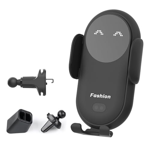 Bilious Wireless Car Charger, Phone Mount for Car Wireless Charger Smart Sensor Air Vent, Automatic Clamping Phone Holder Compatible with iPhone 15/14/13/12/11/XS/XR/8, Samsung S22/S21/S20/Note 20