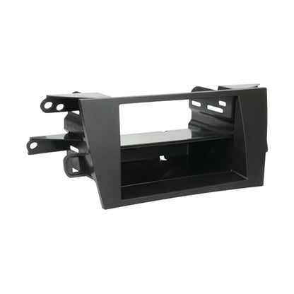 Scosche TA2105B Double or Single DIN with Pocket Radio Install Dash Kit Compatible with Select 2010-2015 Toyota Prius - Aftermarket Car Stereo Installation Kit - See Fit Guide Image for compatibility