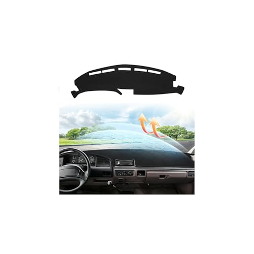 Cartist Dashboard Cover for Ford F150&Bronco 1992-1996,F-250&F-350 1992-1997 Accessories Dash Cover Mat Anti-Slip Carpet Sunshield Protector - size: Ford F150 F250 F350 1992-1996