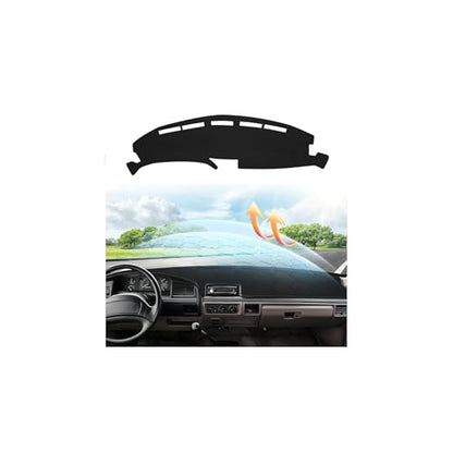 Cartist Dashboard Cover for Ford F150&Bronco 1992-1996,F-250&F-350 1992-1997 Accessories Dash Cover Mat Anti-Slip Carpet Sunshield Protector - size: Ford F150 F250 F350 1992-1996
