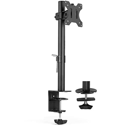 VIVO Single 13 to 38 inch LCD Monitor Heavy Duty Desk Mount Stand, Holds 1 Standard to Ultrawide Screen up to 38 inches, STAND-V001C - size: up to 38" screens, style: Standard