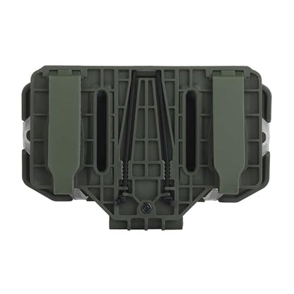 Zhongren Tactical Plate Carrier Vest Attachments Universal Phone Chest Mount for Screen Size 4.7"-6.7" Molle Foldable Navigation Phone Holder Board - color: Green