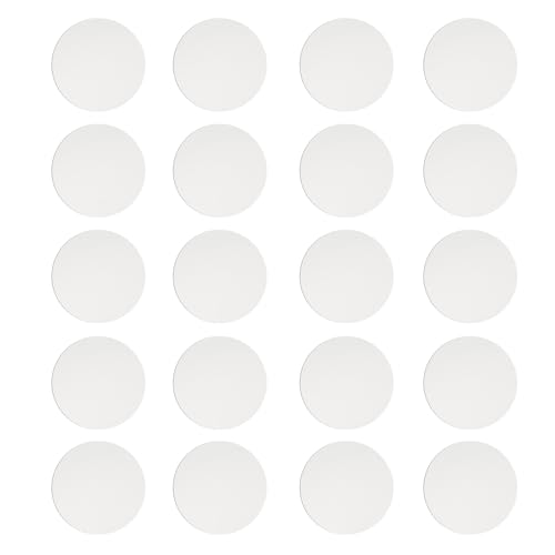 PATIKIL 30mm Metal Plate for Phone Magnet, 36pcs Round Adhesive Metal Plate Replacement Stickers for Magnetic Car Mount Holder Phone Case Wall, Silver Tone - size: 30mm