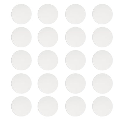 PATIKIL 30mm Metal Plate for Phone Magnet, 36pcs Round Adhesive Metal Plate Replacement Stickers for Magnetic Car Mount Holder Phone Case Wall, Silver Tone - size: 30mm