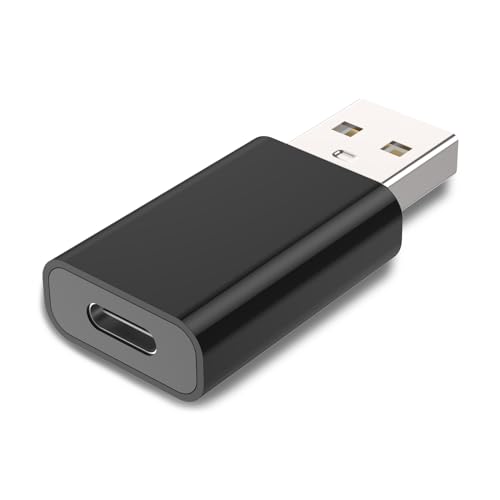 MOSWAG USB-C to USB Adapter, 5Gbps 3A, MagSafe, Phone, 1 Pack Black - color: Black, size: 1 pack