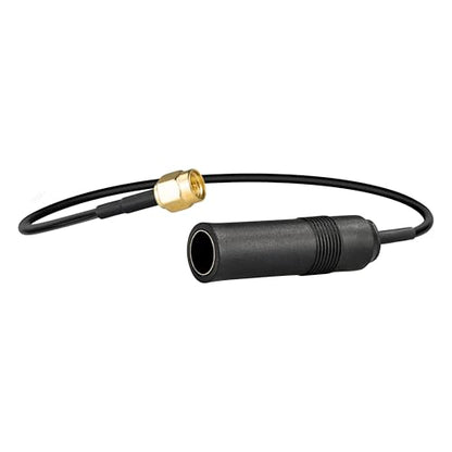 SMA Male to AM/FM Female RG174 Cable 12inch SMA to AM FM Coaxial Pigtail Jumper for GPS modules, Wi-Fi routers, or SDR dongles - size: SMA Male to AM/FM Female