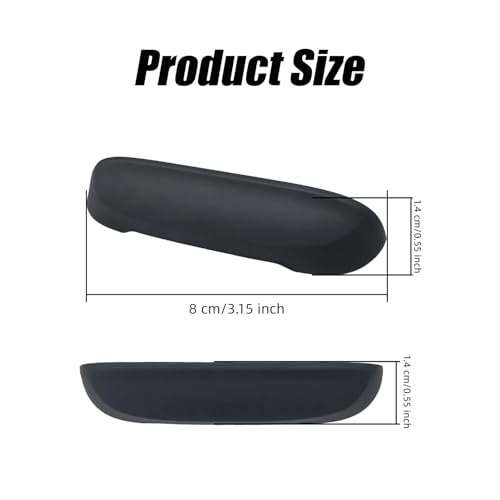Universal Car Backup Camera Rain Shield, Reversing Camera Anti-Rain Cover for Car, Non-Destructive Adhesion, Silicone Protection Cover Compatible with Most Vehicle (Black) - color: Black #1