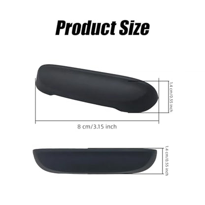 Universal Car Backup Camera Rain Shield, Reversing Camera Anti-Rain Cover for Car, Non-Destructive Adhesion, Silicone Protection Cover Compatible with Most Vehicle (Black) - color: Black #1