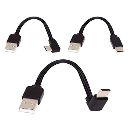 chenyang 3 Pack USB-C Cable Set, USB 2.0 Type A Male to USB C Male, 4 Wires, 5V 2A, 13cm - style: 3 PACK USB 2.0 Type A Male to USB C Male