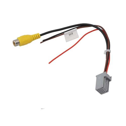 8 Pin for Mitsubishi Outlander ASX GF GG ZJ 2013-2020 Car Radio Stereo OEM Reverse Parking Rearview Back UP Camera Video Input RCA Adapter Converter Female Plug - style: Female