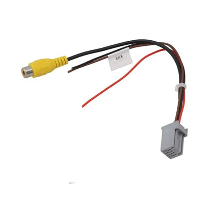 8 Pin for Mitsubishi Outlander ASX GF GG ZJ 2013-2020 Car Radio Stereo OEM Reverse Parking Rearview Back UP Camera Video Input RCA Adapter Converter Female Plug - style: Female