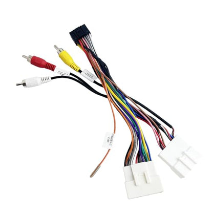 16Pin ISO Aftermarket Radio Harness Adapter for Subaru Forester 2008-2011 with Audio Input SWC, 16Pin Android Car Stereo Wiring Harness with Subwoofer Input for Forester