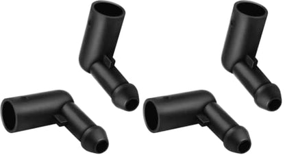 2PC Windshield Washer Hose Connector, Car Windscreen Wiper Water Hose Connector, 90 Degree Bend, Right Angle Pipe Connector, for VAUXHALL/OPEL (Pack of 2) - size: 0.75 inches x 1.02 inches (Pack of 2)