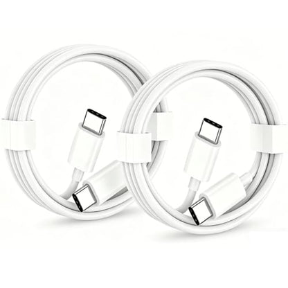 3ft USB C to USB C Cable for iPhone 17 16 15, 2Pack 60W Fast Charging Cord - size: 3FT, style: USBC to USBC