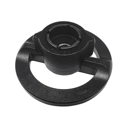 2 Set of 17mm Ball Head Adapters Nut for Vehicle Phone Mount Brackets Windshield Suction Cup Stand Aluminum Screw Nut Cap Pad Car Phone Holder Accessories - color: Black