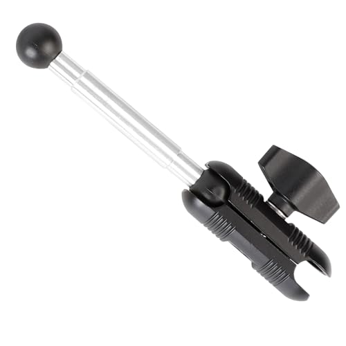 5.7" Length 17mm Ball Mount Extension Arm with17mm Double Ball Adapter, 360° Rotation Extension Rod for Car Cup Cellphone Holder Tablet Stand Air Vent Phone Holder, Compatible with Garmin GPS Mount