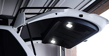 iJDMTOY 48-SMD Super Bright Xenon White LED Trunk Liftgate Deck Cargo Area Lamp Fit Full LED Circuit Board Panels, Compatible With Toyota 2010-2022 4Runner (N280) - style: Xenon White