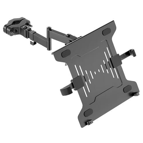 monTEK 2-in-1 Pole Mount, Laptop Tray & Monitor Arm for 10–32" Screens - size: for Laptop