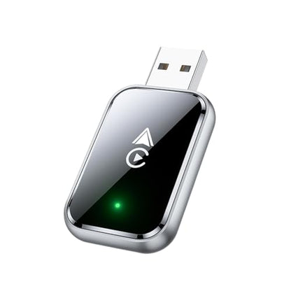 Wireless CarPlay Adapter for iPhone & Android, Plug & Play Bluetooth Dongle