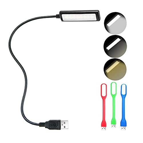 USB Reading Light, Laptop Keyboard Light for Computer Adjustable USB Lamp - size: 9 LEDS