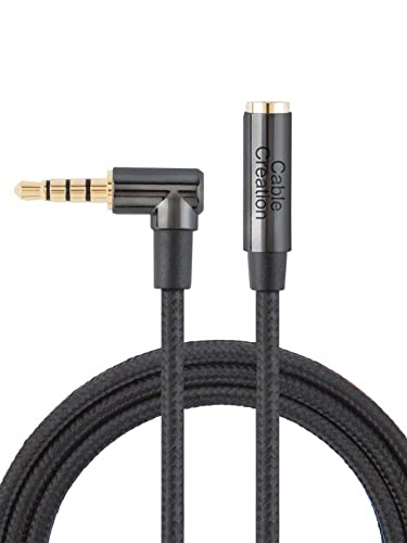 CableCreation Bundle-2 Items USB C to 3.5mm Headphone and Charger Adapter, 3.5mm Headphone Extension Cable 6FT