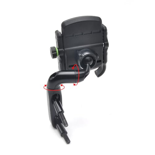 PANICAL Motorcycle for Honda Goldwing GL1800 F6B DCT Universal Bicycle Brake Lever Offset Device Phone Mount Holder Bracket Parts Special Vehicle Paired 17mm 5/8" Ball Head Adapter
