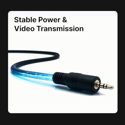 S1 Infinite 9m(29.5ft) Extension Cable for Rear Dash Cam, Backup Camera Extension Cord, Extended Reach, Car Accessories