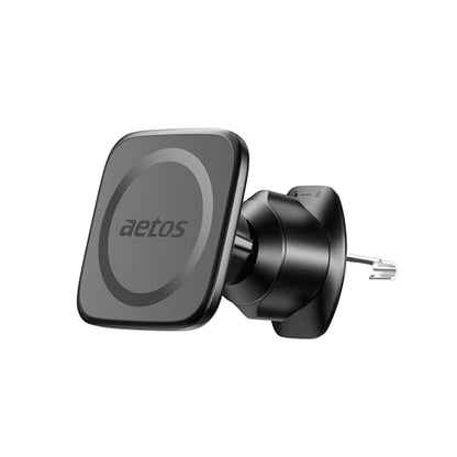 aetos for MagSafe Car Mount. Elegant Magnetic Air Vent Phone Holder with 20 Strong N52 Magnets & Metal Hook. Classic Minimalist Design for iPhone 17 16 15 14 13 12 Pro Max & MagSafe Cases