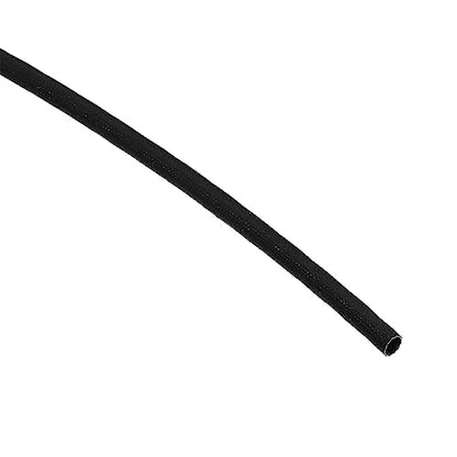 uxcell Insulation Braid Sleeve, 16.4Ft-4mm High TEMP Silicone Fiberglass Sleeve Black - color: Black, size: 4MM