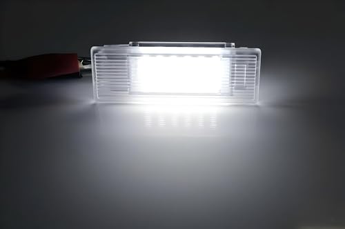 iJDMTOY Error Free 18-SMD Xenon White Full LED Footwell Step Courtesy Lights Compatible with BMW Fxx Chassis Code 1 2 3 4 5 7 Series X1 X3 X5 X6 etc., OEM Replacement 2-LED Lamp - style: White