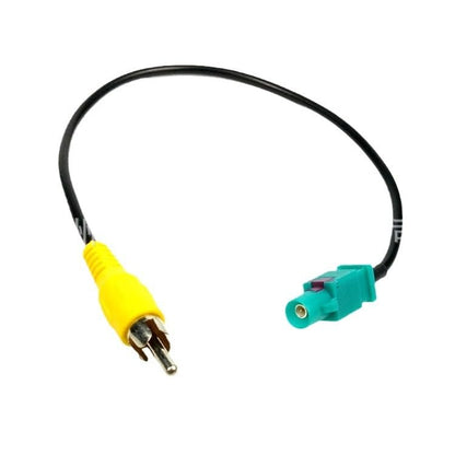 Reversing Camera Adaptor Cable Fakra to RCA, Vehicle Navigation Video Radio Stereo Audio System Adapter Lead Replacement for Cars with Navigation System NX with Touchscreen