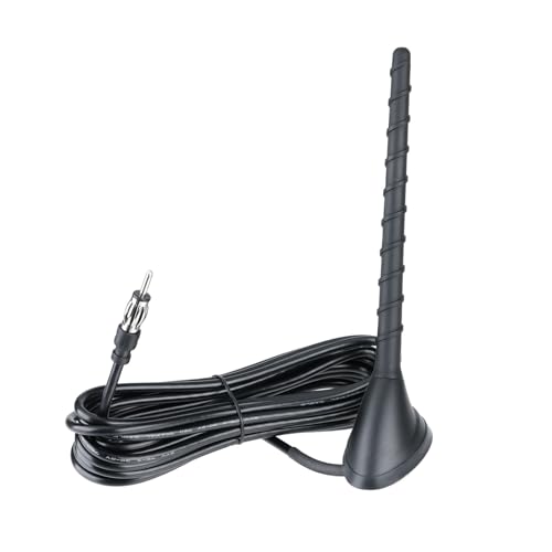 Superbat Universal Car Radio Antenna Roof Mount FM AM Stereo Antenna Replacement Aerial for Vehicle Truck SUV Marine Boat Radio Stereo Head Unit Receiver